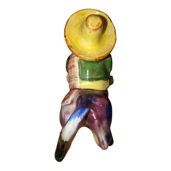 Vintage 1950’s Rider and Donkey Hand Painted Made in Japan - Picture 3 of 9